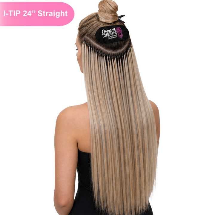 I-Tip 24 Inch Straight 100% Full Cuticle Hair Extensions