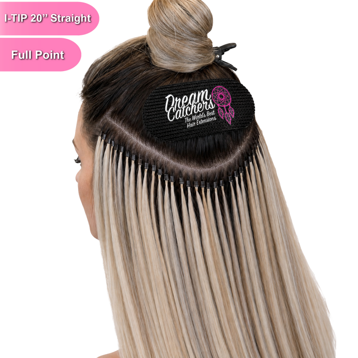 I-Tip 20 Inch Straight 100% Full Cuticle Hair Extensions - Full Point